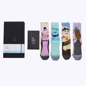 ✨NIB✨ Pixar exclusive crew socks box set